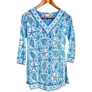 Ladies XS Gretchen Scott seashell tunic